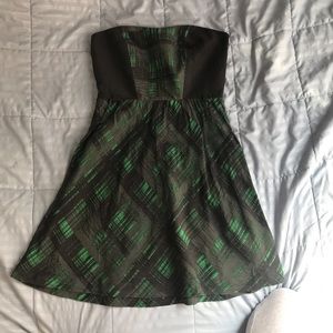 gianni bini zip up mini dress